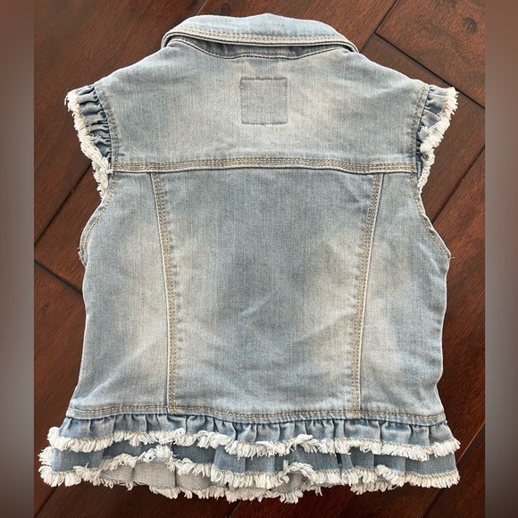 NWOT Mayoral Jean / Denim Studded Vest - Size 5 - Picture 2 of 7